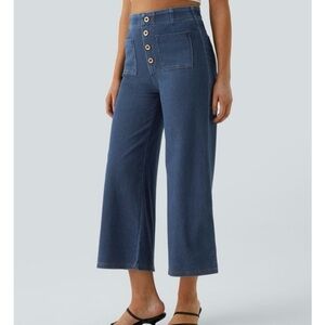 Harla High-Waisted Wide-Leg Jeans
